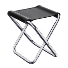 Tabouret de camping pliant, cadre en alliage d'aluminium, assise en tissu Oxford, tailles moyenne et grande pour la pĂŞche en plein air