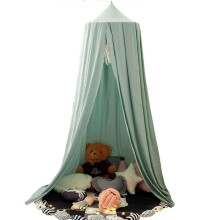Children's Tent Bed Canopy Round Dome Mosquito Net for 1m to 1.8m Beds, Soft Polyester