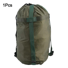 Kompressionssack für Schlafsäcke, Aufbewahrungsbeutel mit Kordelzug aus silikonbeschichtetem Nylon für Hängematten, 20 l, tragbar