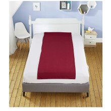 Cotton Sleeping Bag Liner Travel Sheet, Breathable Red 83x70 Linen Lightweight for Camping Hostels