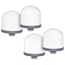 A19F Keramik-Dome-Wasserfilter 0,2–0,5 Mikron, 4er-Pack, kompatibel mit tragbaren Tischwasserfiltersystemen