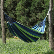 Paksu kangasriippumatto 260x100cm kaatumisenestokeppi, leveä side ja säilytyspussi