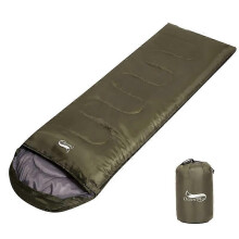 w6J DESERT&FOX Saco de dormir tipo sobre de 1 kg para camping, ligero, impermeable, apto para temperaturas de 5 a 20 C.