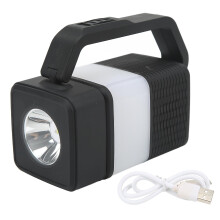 Lampe de Camping LED Bluetooth Enceinte 4400mAh Batterie Rechargeable USB 3 Modes Lumiere