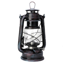 Klassische 24-cm-Petroleumlampe, Vintage-Öllaterne aus Eisen für Camping und Inneneinrichtung
