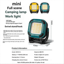 Lanterne de camping portable ultra-lumineuse avec batterie rechargeable pour éclairage d'urgence en extérieur
