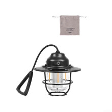 Vintage-Campinglaterne in Tannenzapfenform, wiederaufladbar, 80-Stunden-Akku, Typ-C-Anschluss, 4 Farbmodi, Retro-LED-Licht für den Außenbereich