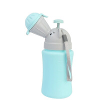 Tragbares Auto-Urinal, Töpfchenflasche für Kinder, Jungen, Cartoon-Notfall-Reisetoilette