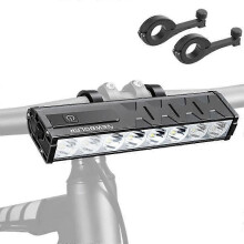 W617 Fahrradlampe, 3800 Lumen, 17 LEDs, 10000 mAh, USB-Akku (wiederaufladbar), Powerbank (Typ C)