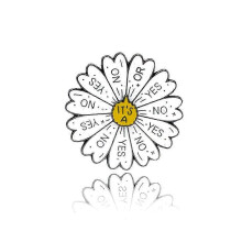 Spinning Colour Compass Enamel Pin Brooch with Rotatable Palette Wheel for Backpacks