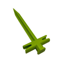 Robuste Kunststoff-Zeltnägel 29 cm für windbeständige Outdoor-Campingzelte am Strand