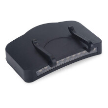 LED-Kopfclip-Stirnlampe für Outdoor-Aktivitäten wie Angeln und Camping, 11-farbige, freihändige Hutleuchte, batteriebetrieben (AAA-Batterien)