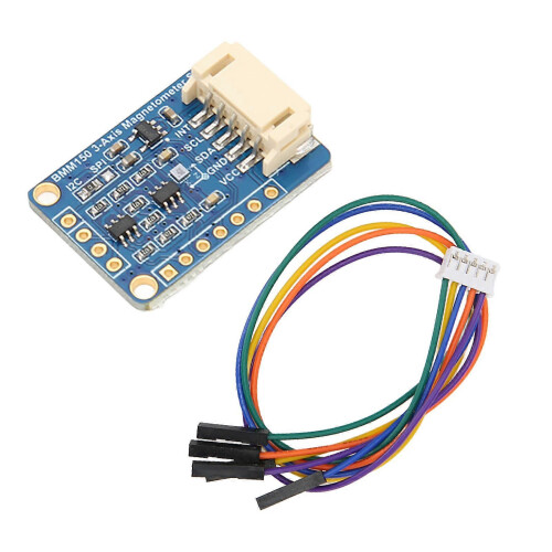 3-Axis Magnetometer Sensor Module for Robot Navigation with I2C SPI Interface, 1300T XYZ Field Measurement