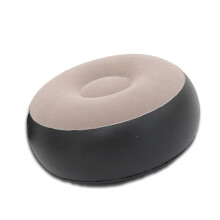 Tabouret de camping gonflable léger avec tissu floqué ergonomique pour repose-pieds d'extérieur