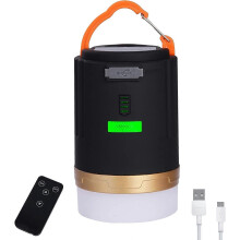 Campinglaterne mit 4800-mAh-Akku, 3 Lichtmodi, wasserabweisend, tragbar für Outdoor-Aktivitäten und Notfälle