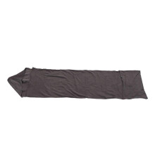 Forro de algodón para saco de dormir de viaje, diseño compacto y portátil para acampar y actividades al aire libre.