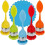 Silikon-Tee-Ei-Set mit Untertasse, Edelstahl-Tee-Siebkugel-Diffusor, 5-teilig 1