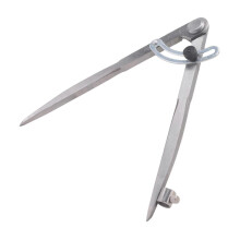 8 Inch 200mm Precision Wing Divider Scribe Tool with Pencil Holder for Geometry & Woodworking