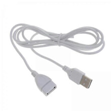 2er-Pack 150 cm USB-Verlängerungskabel, PP-Material für Haushaltsventilatoren, Lampen, Datenübertragung