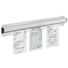 Wall Mounted Restaurant Order Grabber Ticket Holder Adhesive Receipt Holder Strip