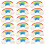 100PCS Rainbow Multi-function Mini Erasers Portable Delicate Stationery Supply 1