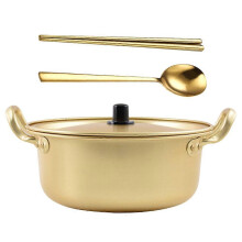 1 Set Metal Ramen Pot Small Instant Noodles Cooker for Kitchen Noodle Cooking Pot