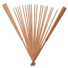 Bamboo Frame Folding Fan Frame Sturdy Blank Fan Making Material for DIY Blank Fan