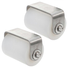 2PCS Sliding Door Pulley Block, Single Wheel Door Pulley with Wheel Stand