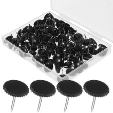 100Pcs Plastic Pushpins Whiteboard Thumb Tacks for Bulletin Board Map Thumbtacks