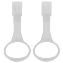 1 Pair Baby Crib Pull Up Rings Infant Standing Walking Exercise Hanging Bed Rings