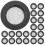 60PCS 1/2 Inch Hose Washer Inlet Hose Coupling with Strainer Screen Accessory 1