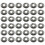 100 Pcs Bowl-shaped Corrosion-resistant Fixing Screw Washers Gaskets 1