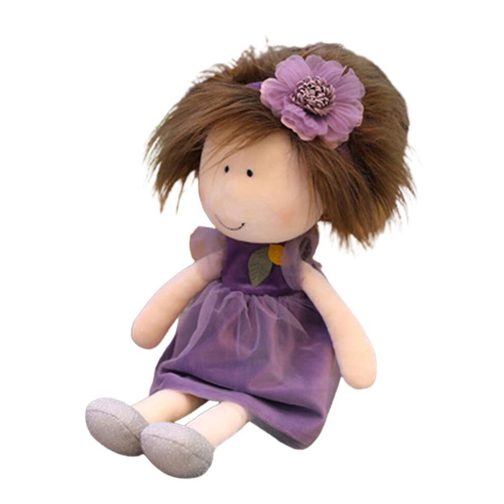 Handmade Plush Baby Doll 35Cm Pink