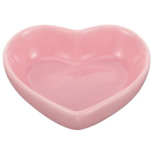 Ceramic Heart Shaped Hamster Bowl Rat Water Bowl Small Pet Supply
