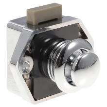 Plating Push Button Latch Lock for Cupboard Drawer Cabinet
