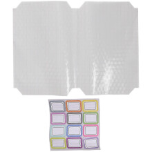20Pcs Transparent Self-adhesive Waterproof Book Covers Protective Films