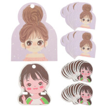 100 Pcs Hair Barrettes Display Cards, Hair Bow Clip Jewelry Headdress Holder Cards