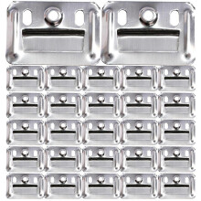 100pcs Stainless Steel Wall Panel Buckle Clamp for Furniture Replacement