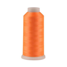 Orange Luminous Glow in The Dark Machine Embroidery Sewing Thread, 3000 Yards Spool
