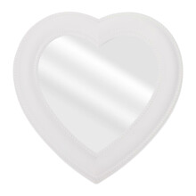 1pc Heart-shaped Desktop Makeup Mirror Tabletop Cosmetic Mirror