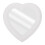 1pc Heart-shaped Desktop Makeup Mirror Tabletop Cosmetic Mirror 1