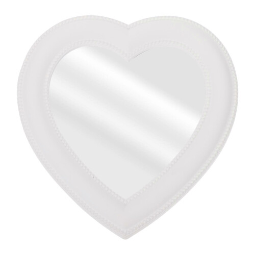 1pc Heart-shaped Desktop Makeup Mirror Tabletop Cosmetic Mirror