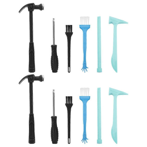 4 Sets Digging Excavation Toy Tools Small Digging Brush Chisel Hammer Toy Kit