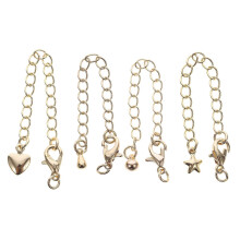 4PCS 14K Gold Jewelry Extenders for Bracelet Necklace Anklet Jewelry Making Use