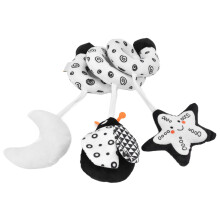 Newborn Black and White Spiral Hanging Toy