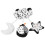 Newborn Black and White Spiral Hanging Toy 1