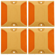 4 Pcs Reflective Road Studs Pavement Markers Driveway Road Reflectors Markers