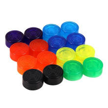 10 Pcs Anti-Slip Guitar Effect Footswitch Toppers Random Color Pedal Foot Nail Protection