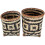2Pcs Bamboo Woven Wastebasket Decorative Trash Can Flower Basket 1
