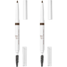 e.l.f. Instant Lift Brow Pencil, Dual-Ended Precision Brow Pencils For Shaping & Defining Eyebrows, Vegan & Cruelty-Free, Neutral Brown, 2-Pack